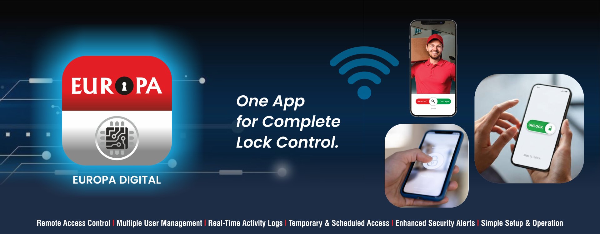 Europa Digital - One App for Complete Lock Control